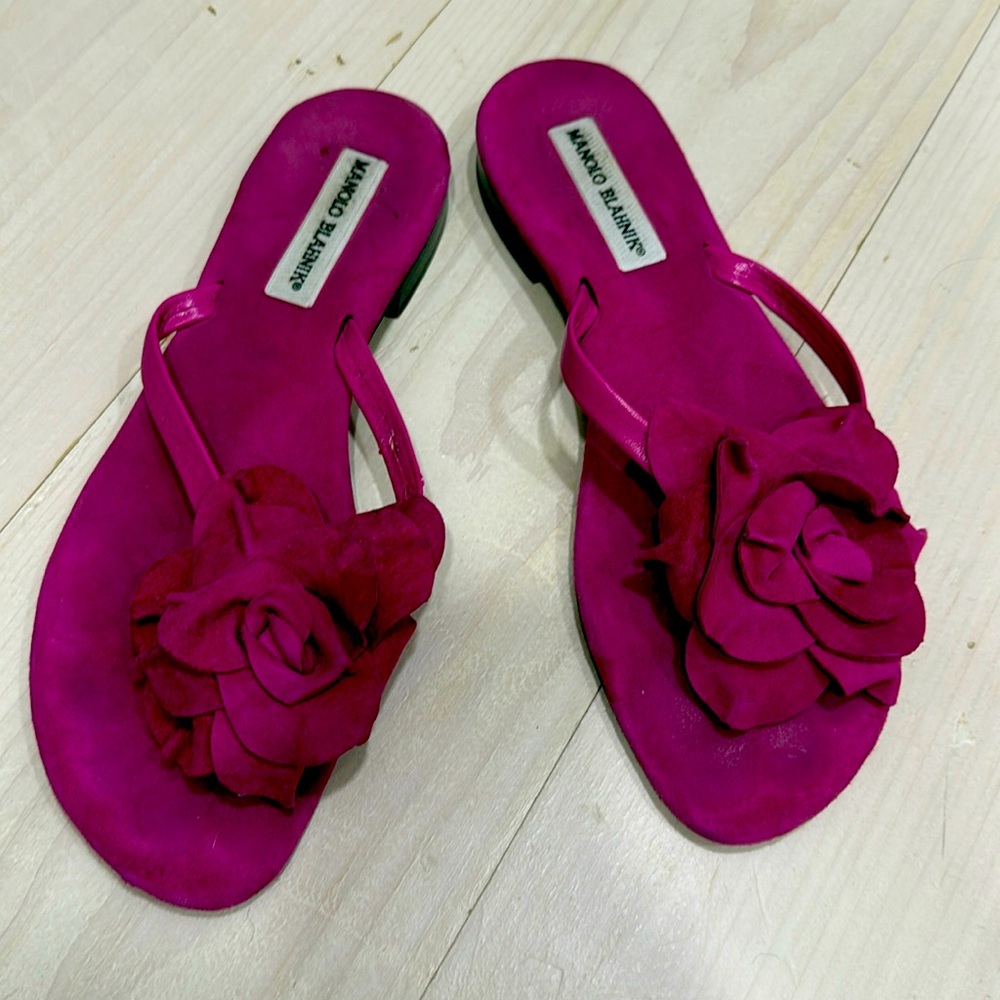Manolo Blahnik slides